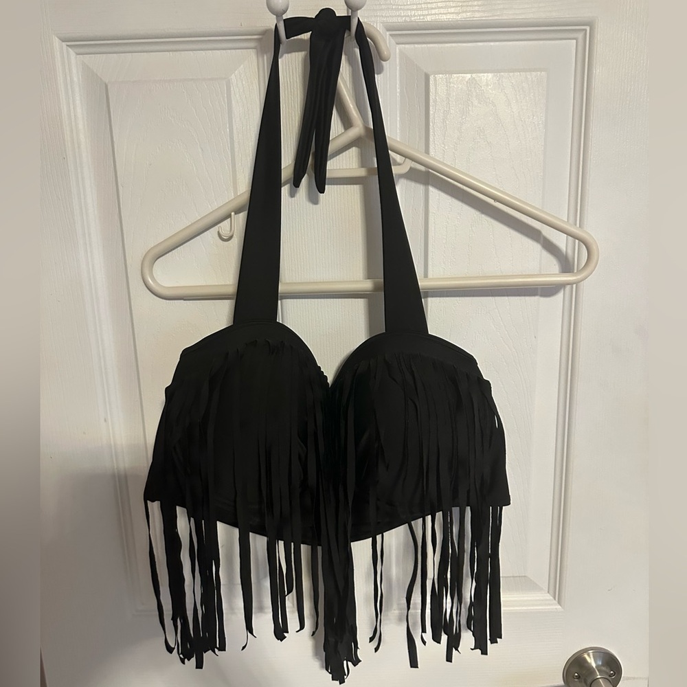 XXL Black Bikini Top
